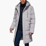Men's Parka Jacket with Hood and Zipper - Image 2