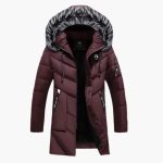 Men's Parka with Hood and Quilted Surface - Image 3