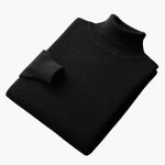 Men's Fine Knit Sweater with Ribbed Hem - Image 2