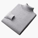 Men's Fine Knit Sweater with Ribbed Hem - Image 5