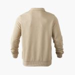 Men’s Half-Zip Sweater with Turn-Down Collar - Image 4