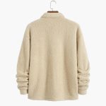 Men's Sweater with Polo Collar and Pocket - Image 2