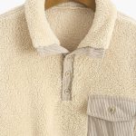 Men's Sweater with Polo Collar and Pocket - Image 3