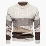 Men's Pullover with Round Neck - Image 2