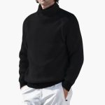 Men's Turtleneck Sweater with Long Sleeves