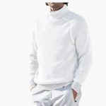 Men's Turtleneck Sweater with Long Sleeves - Image 2