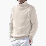 Men's Turtleneck Sweater with Long Sleeves - Image 3