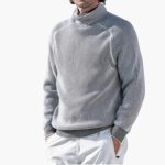 Men's Turtleneck Sweater with Long Sleeves - Image 4