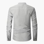 Men's Shirt with Round Neck and Pocket - Image 6