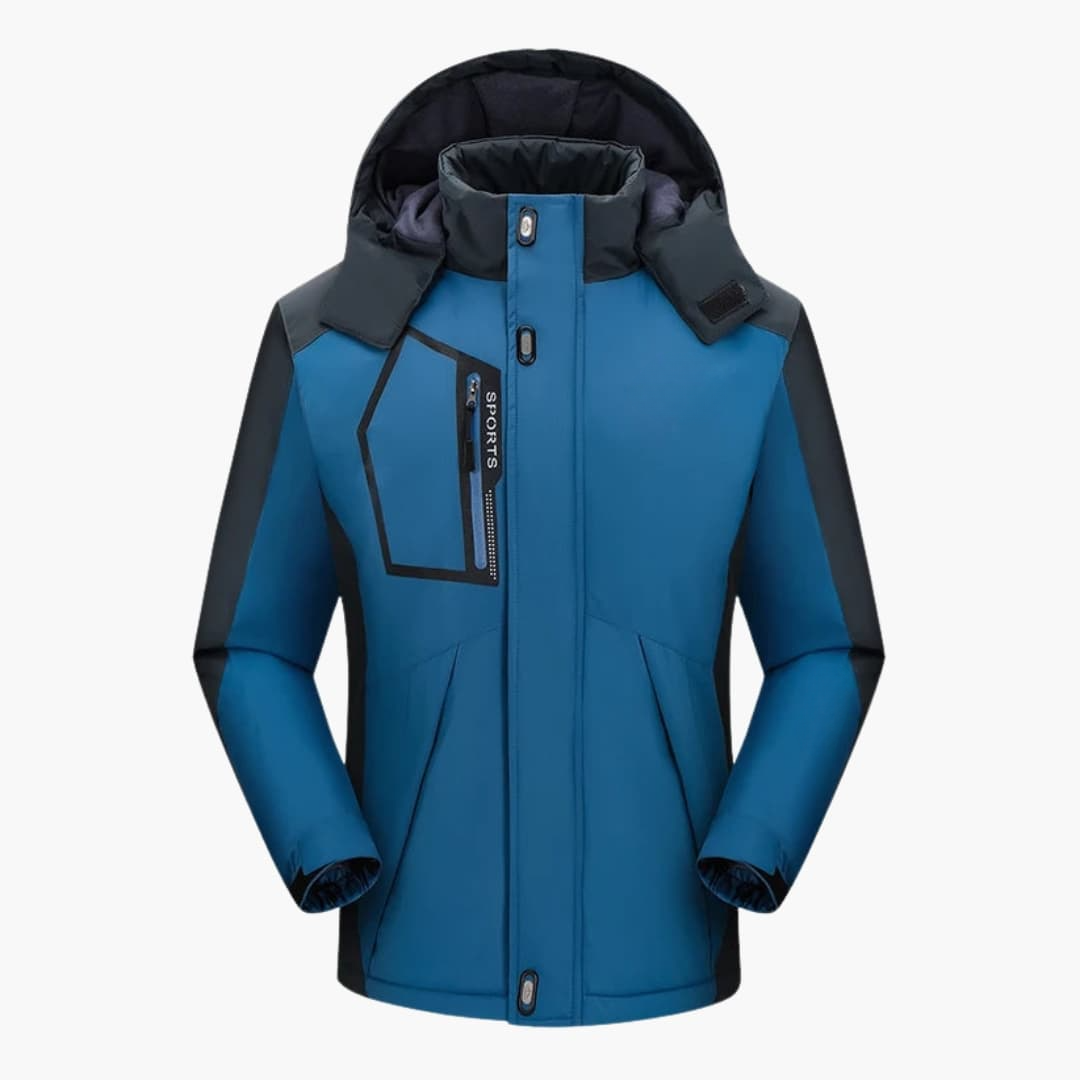 HerrenSkijackemitKapuzeundReissverschluss_1_1800x1800_cleanup.png Men's Ski Jacket with Hood and Zipper - Image 1