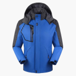 Men's Ski Jacket with Hood and Zipper - Image 2