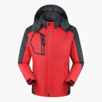 Men's Ski Jacket with Hood and Zipper - Image 4