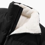 Men’s Quilted Jacket with Zipper and Lining - Image 4