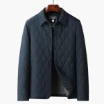Men's Quilted Jacket with Collar - Image 3
