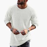 Men's Knitted Sweater with Round Neck and Ribbed Cuffs - Image 5