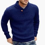 Men's Sweater with Shawl Collar - Image 3