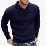 Men's Sweater with Shawl Collar - Image 6
