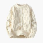 Men's Cable Knit Sweater - Image 6