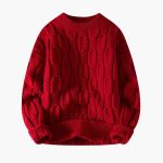 Men's Cable Knit Sweater - Image 2