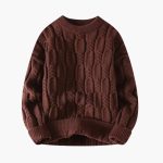 Men's Cable Knit Sweater - Image 3