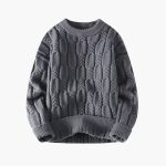 Men's Cable Knit Sweater - Image 4