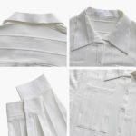 Men's T-Shirt with Round Neck and Ribbed Texture - Image 3