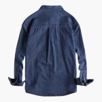 Men's Utility Shirt with Chest Pockets and Snap Button Closure - Image 2