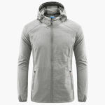 Men’s Hooded Jacket with Zipper and Pockets - Image 4