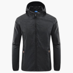 Men’s Hooded Jacket with Zipper and Pockets - Image 6