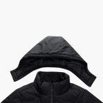 Men's Quilted Winter Jacket with Hood and Zipper - Image 5