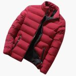 Men’s Winter Jacket with High Collar - Image 7