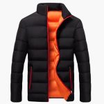 Men’s Winter Jacket with High Collar - Image 6