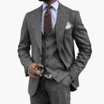 Men's 3-Piece Suit with Notched Lapel - Image 6