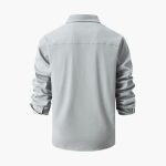 Men's Shirt with Button Placket and Chest Pockets - Image 6