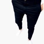 Men's Trousers with Belt Loops and Tapered Legs - Image 3