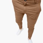 Men's Trousers with Belt Loops and Tapered Legs - Image 5