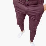 Men's Trousers with Belt Loops and Tapered Legs - Image 8