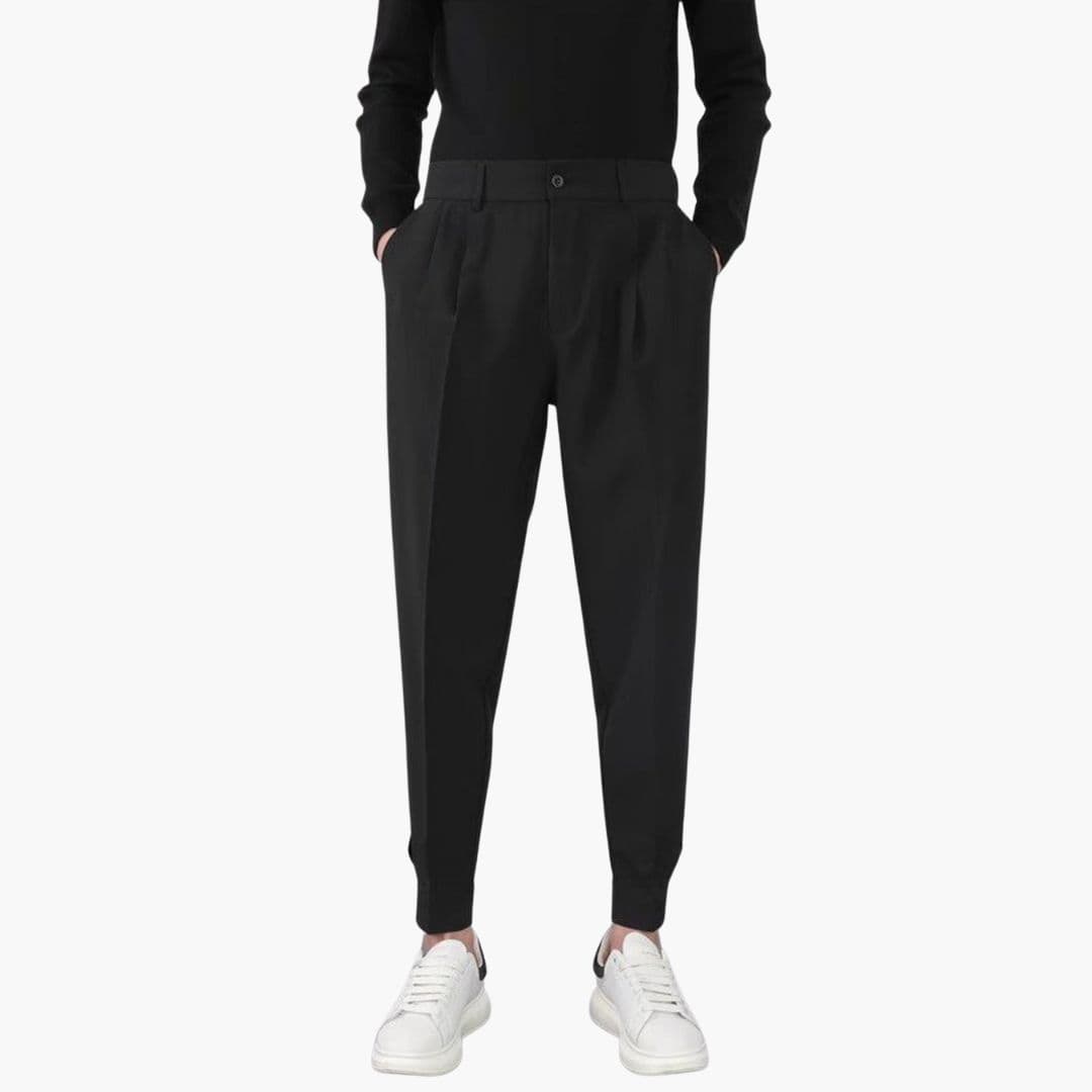 HerrenhosemitKnopfverschlussundSeitentaschen_4.jpg Men's Trousers with Button Closure and Side Pockets - Image 1
