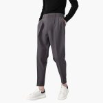 Men's Trousers with Button Closure and Side Pockets - Image 2