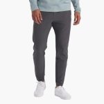 Men's Pants with Stretch Waistband and Tapered Legs - Image 7