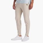 Men's Pants with Stretch Waistband and Tapered Legs - Image 6