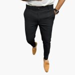 Men's Pants with Slim Leg and Side Pockets