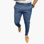 Men's Pants with Slim Leg and Side Pockets - Image 4