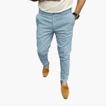 Men's Pants with Slim Leg and Side Pockets - Image 6