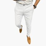Men's Pants with Slim Leg and Side Pockets - Image 8
