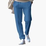 Men's pants with elastic waistband and side pockets - Image 5