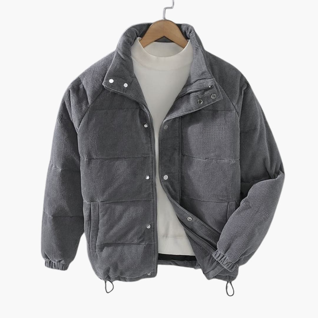 HerrenjackemitDruckknopfen_2_1800x1800_cleanup_8881d047-82a6-4ce0-b1da-786f3c5e01ea.png Men's Cord Jacket with Snap Button Closure - Image 1