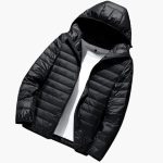 Men's Jacket with Hood and Long Sleeves - Image 4