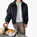 Men's Jacket with Zipper - Image 4