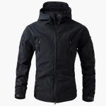 Men's Jacket with Zipper Pockets and Hood